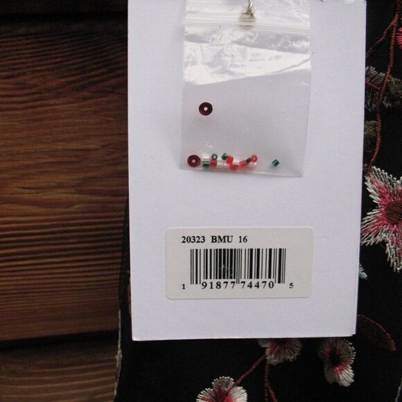 Mac Duggal $798 EMBELLISHED BUTTERFLY TEA LENGTH A LINE DRESS 20323 - Picture 16 of 16